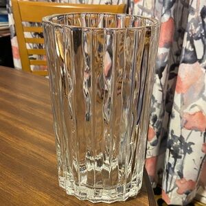 Elegant Clear Glass Vase